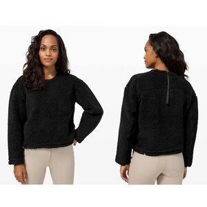 Lululemon Wool Whenever Crew In Black (Size:4)